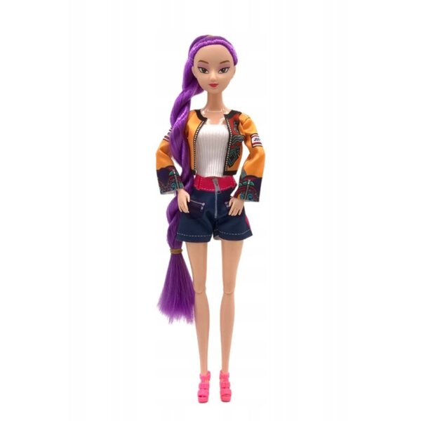 Bambola KPop Demon Hunters Rumi 30 cm con Parti Mobili – Perfetta per Bambini 3+
