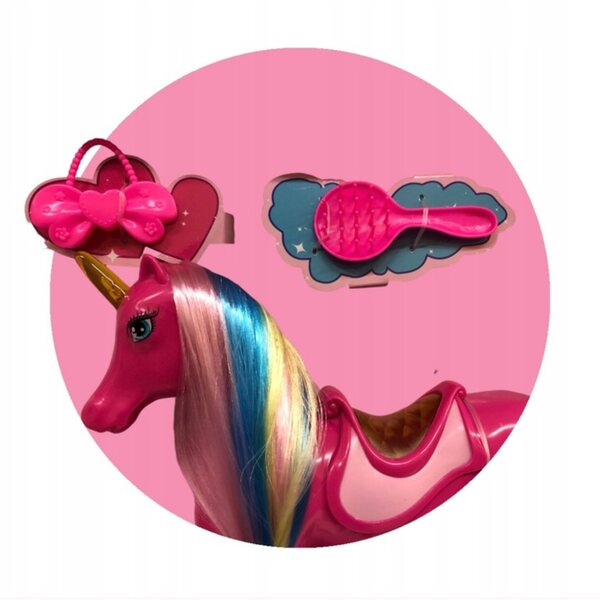 Magico set bambola principessa e unicorno luminoso per gioco creativo 7+