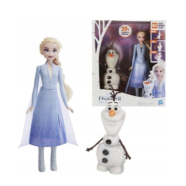 Elsa und Olaf sprechende Puppe 30 cm Frozen 2 Hasbro mit Licht- und Soundeffekten