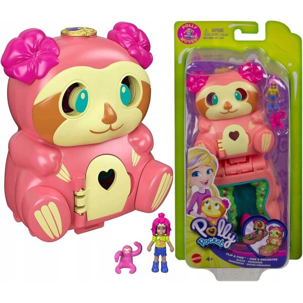Polly Pocket Mattel 25,5 см - Комплект кукли с къща и мини приключения