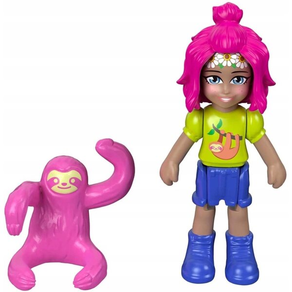 Polly Pocket Mattel 25,5 cm - Ensemble de poupée avec maison et mini aventures