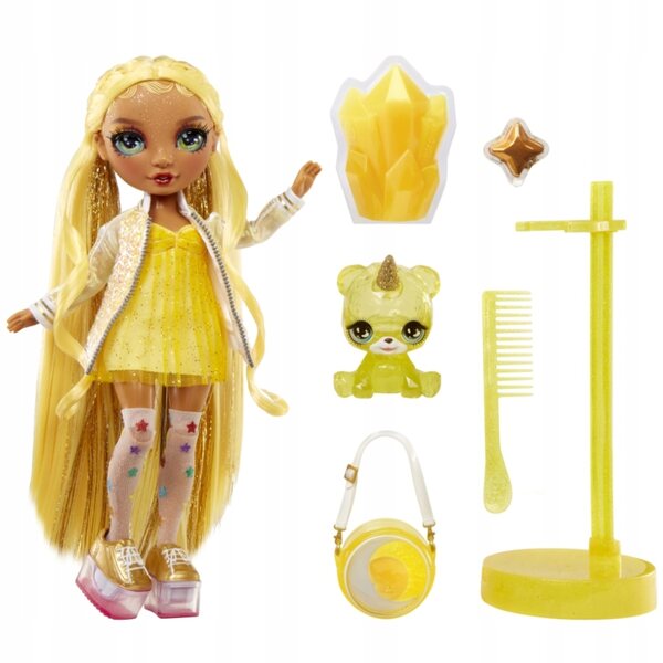 Rainbow High Sunny Madison con Slime Giallo e Accessori Fashion per Bambini