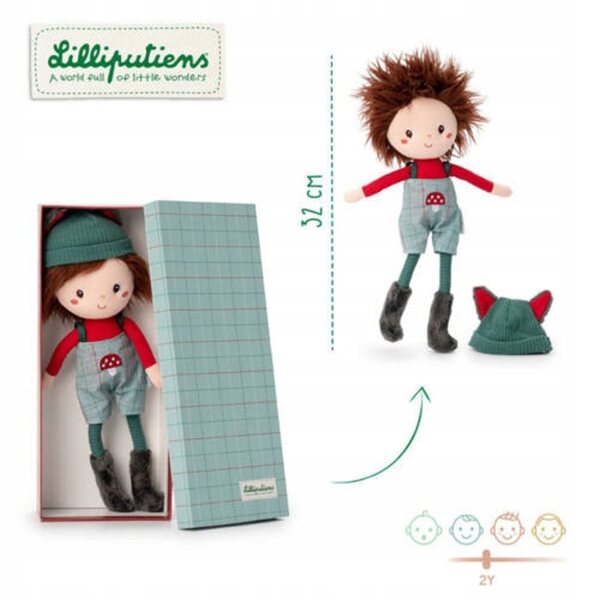 Lilliputiens Louis - Morbida Bambola Bimbo in Confezione Regalo 2+ Anni