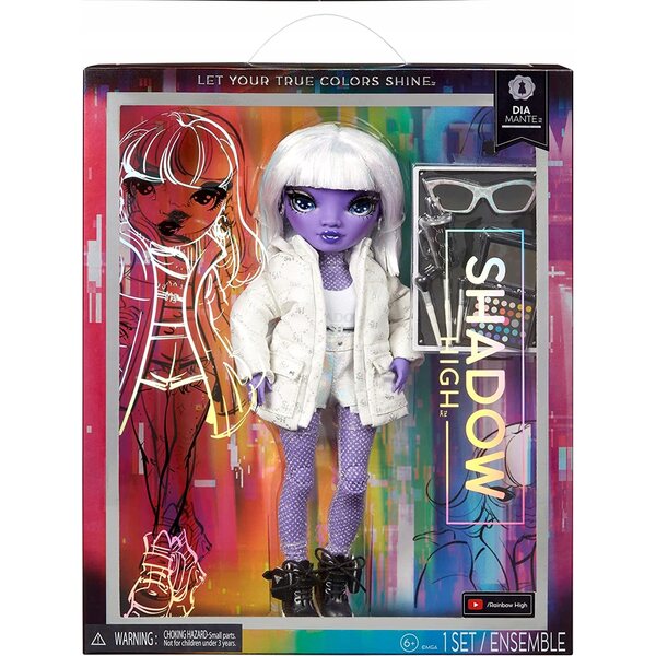 Bambola Rainbow High Shadow Dia Mante 28 cm Serie 2 MGA per Bambini 5+