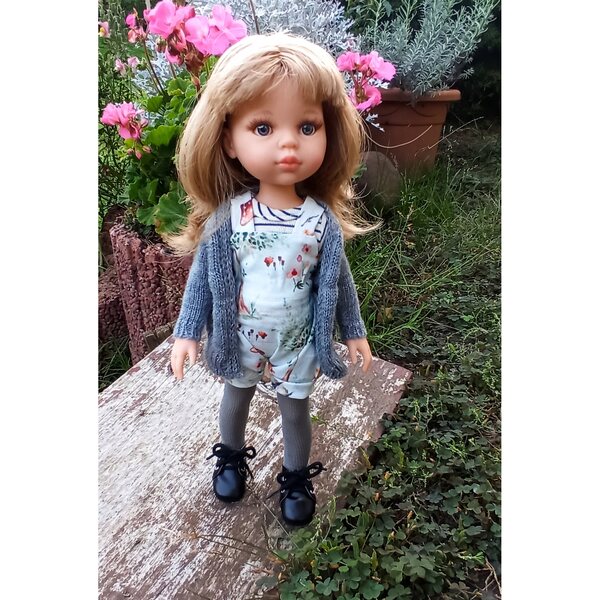 Paola Reina Carla bambola 32 cm in vinile con capelli e vestiti colorati