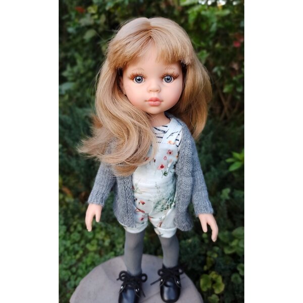 Paola Reina Carla bambola 32 cm in vinile con capelli e vestiti colorati