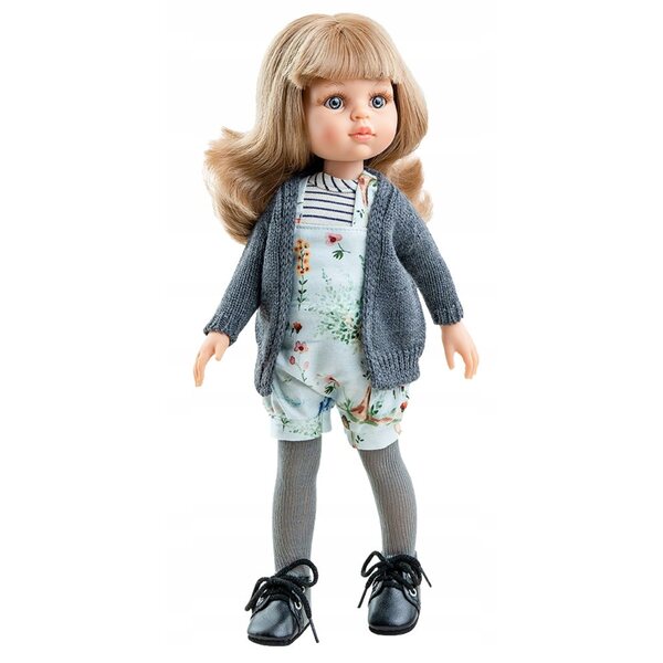 Paola Reina Carla bambola 32 cm in vinile con capelli e vestiti colorati
