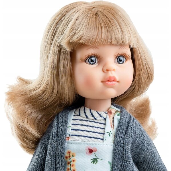 Paola Reina Carla bambola 32 cm in vinile con capelli e vestiti colorati