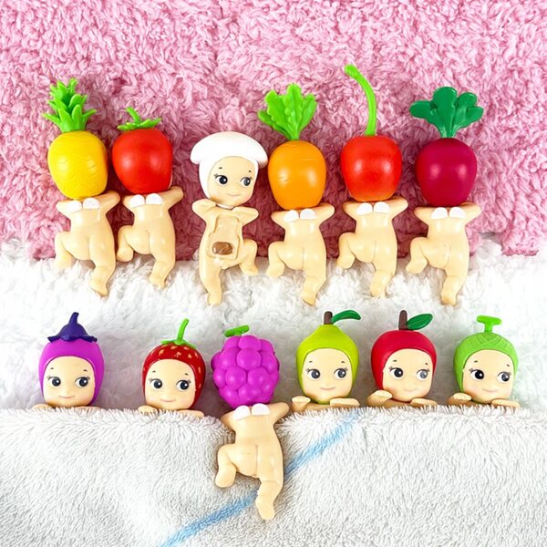 Figurina Sonny Angel Fruit Series - Da collezione, colorata, per il telefono