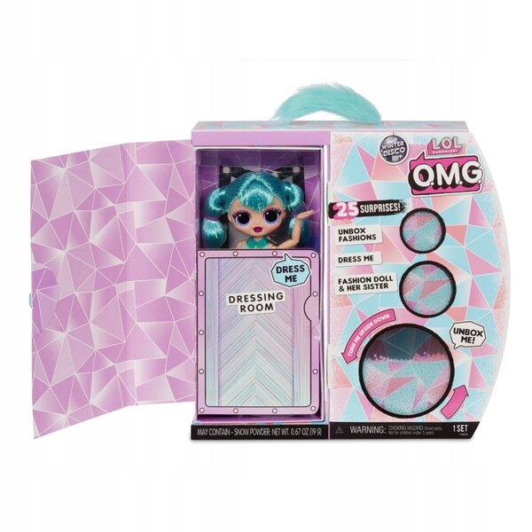 L.O.L. Überraschung OMG Winter Disco Cosmic Nova und Cosmic Queen Puppen CE EN71