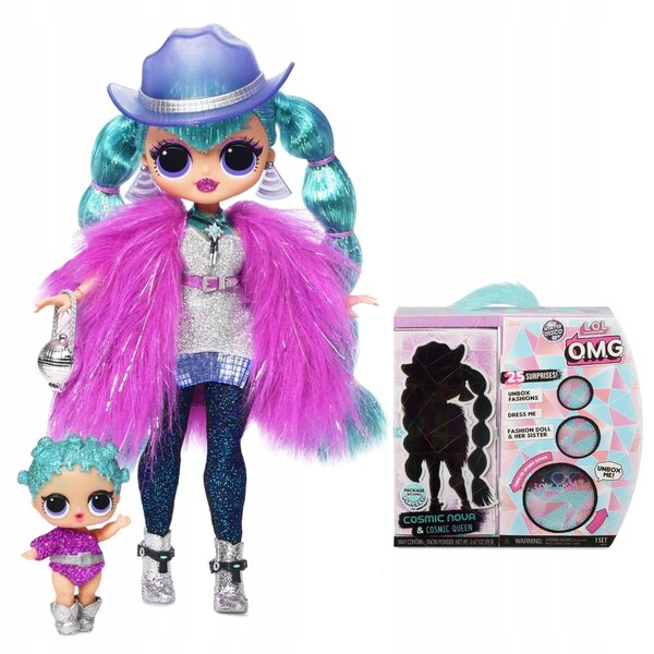 L.O.L. Überraschung OMG Winter Disco Cosmic Nova und Cosmic Queen Puppen CE EN71