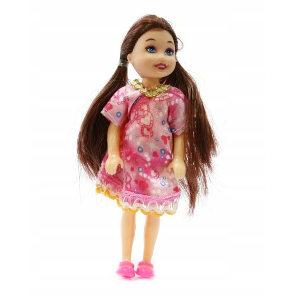 Mini Doll 14cm con Specchio - Diverse Colorazioni e Abbigliamento