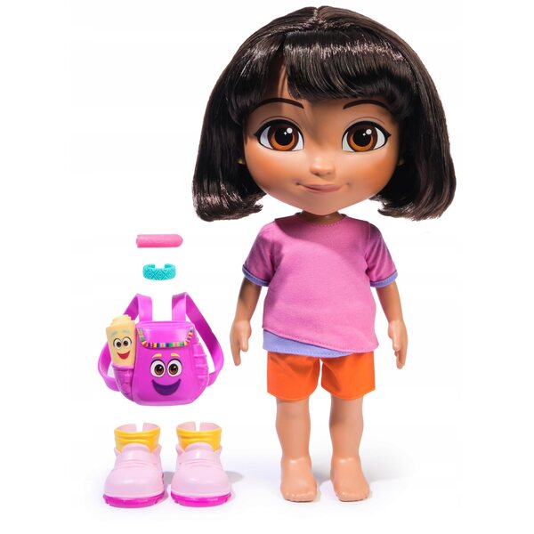 Dora Interactive Doll 35 cm, die auf Englisch und Deutsch spricht und singt