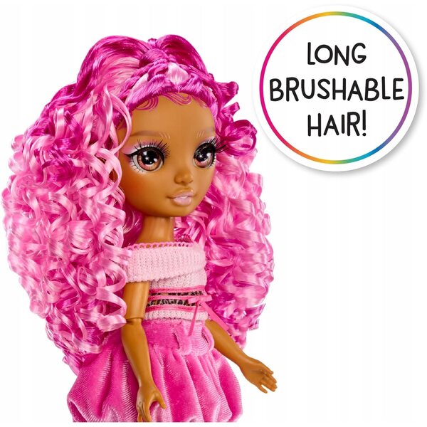 Rainbow High Sparkle & Shine Fashion Leilani, bambola moda con bolle magiche