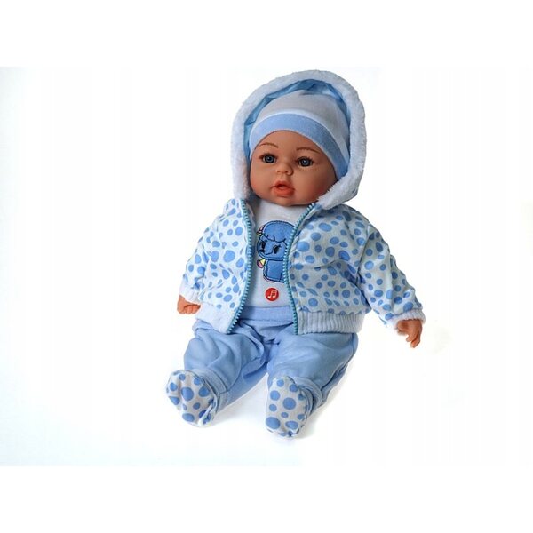 Lalel Bobas 45 cm mit polnischer Stimme und realistischen Sounds für Kinder ab 3 Jahren
