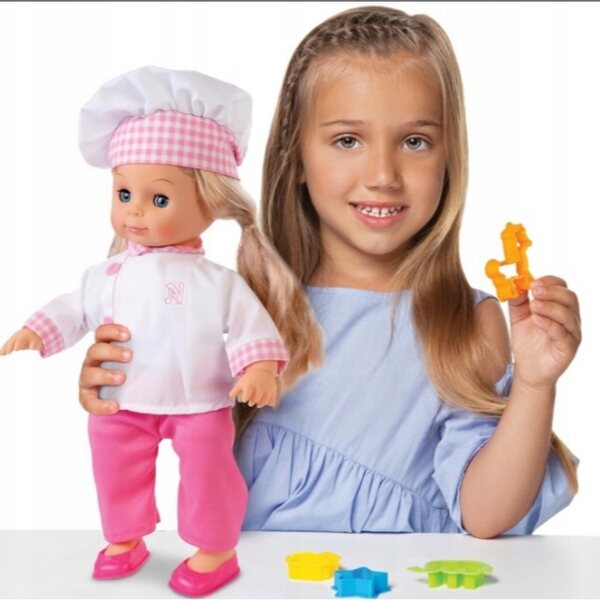 Bambola Natalia Sweet Cook 42 cm interattiva con suono per bambini