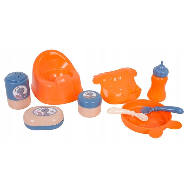 Set Bambola Dinus con Accessori Completi per Bambini da 3 Anni in Materiale Sicuro