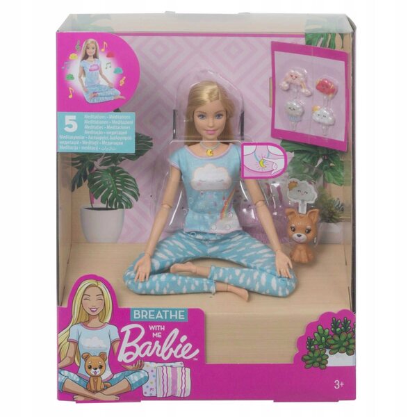Barbie Meditation mit Musikpuppe 30,5 cm mit Geräuschen und Lichtern