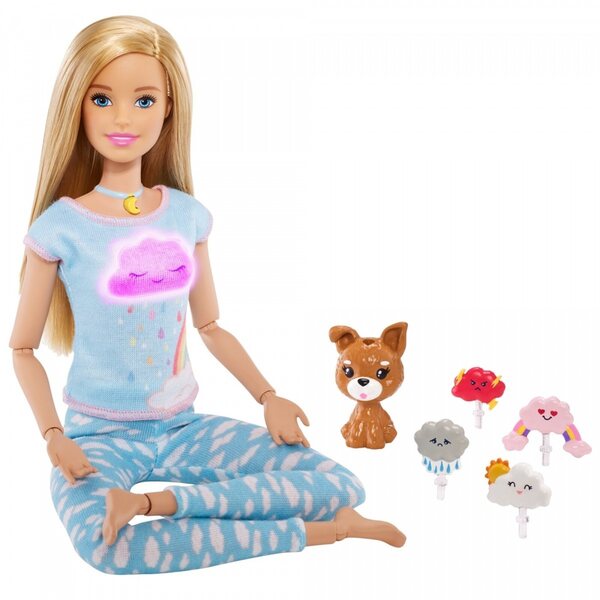 Barbie Meditation mit Musikpuppe 30,5 cm mit Geräuschen und Lichtern