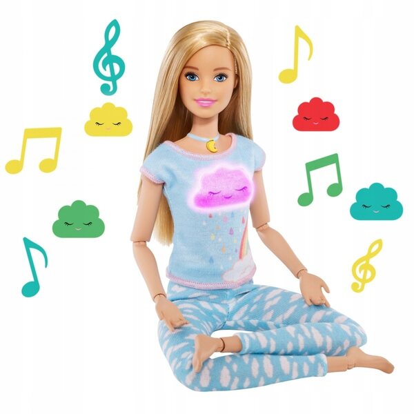 Barbie Meditation mit Musikpuppe 30,5 cm mit Geräuschen und Lichtern