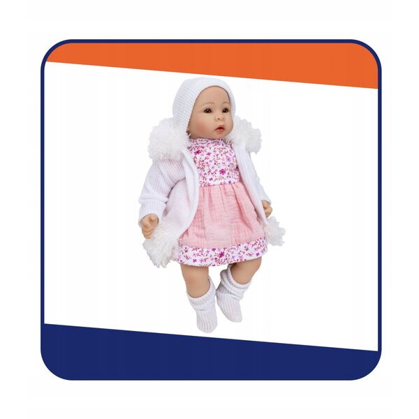Baby Pola bambola 40 cm Interattiva Profumata con Pampers e Succhietto