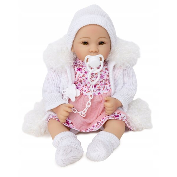 Baby Pola bambola 40 cm Interattiva Profumata con Pampers e Succhietto