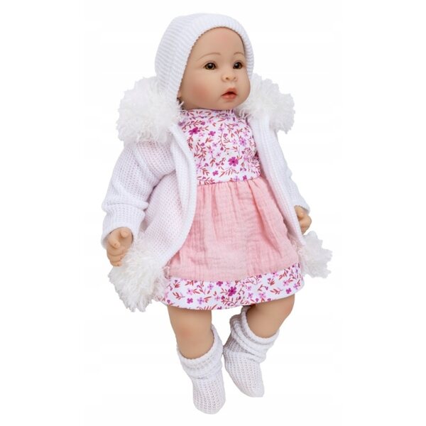 Baby Pola bambola 40 cm Interattiva Profumata con Pampers e Succhietto
