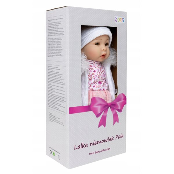 Baby Pola bambola 40 cm Interattiva Profumata con Pampers e Succhietto