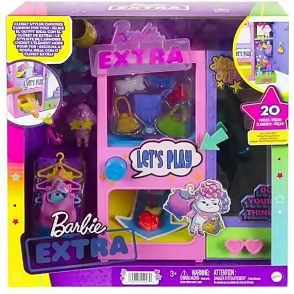 Barbie Extra Kreator Style mit Garderobe und Modeaccessoires für Kinder