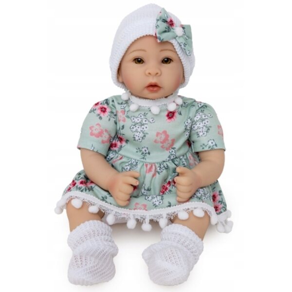 Laletta Bobas Doris 40 cm mit Geräuschen und Zubehör Smoczek, Pampers, Flaschen