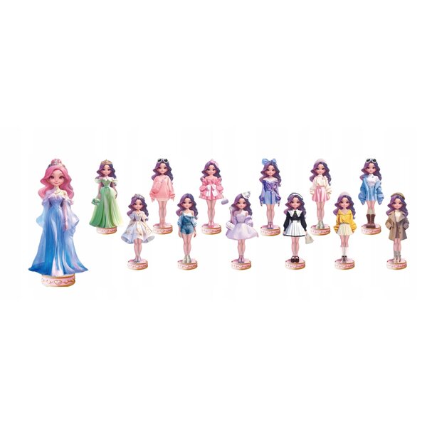 Set di Vestiti Magnetici 3D con Bambola e Cabina Armadio - Gioco Creativo per Bambini