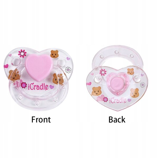 Set 4 succhietti magnetici per bambole Reborn, accessori per bimbi 3+