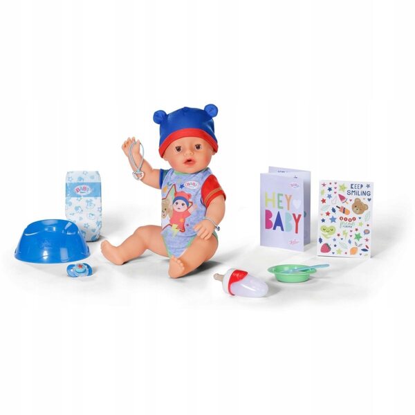 Baby Born Jonas 43 cm con accessori, interattivo e adatto dai 3 anni