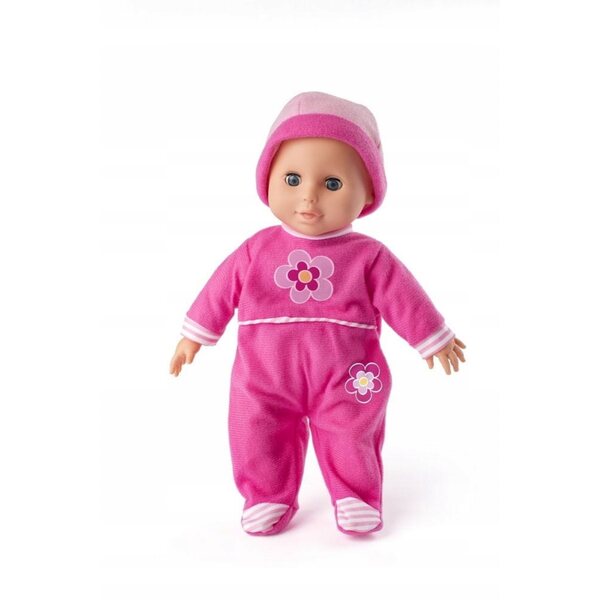 Set bambola con passeggino, lettino e accessori Woodyland 29 cm per bambini