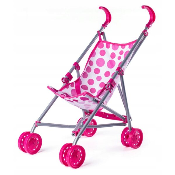 Set bambola con passeggino, lettino e accessori Woodyland 29 cm per bambini