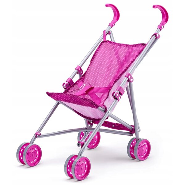 Set bambola con passeggino, lettino e accessori Woodyland 29 cm per bambini
