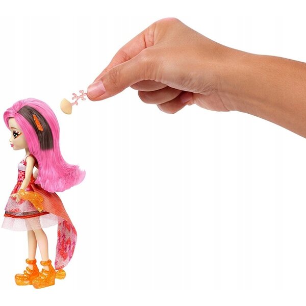Enchantimals Clarita Clownfisch mit Gackerpuppe – Interaktive Puppe 15 cm