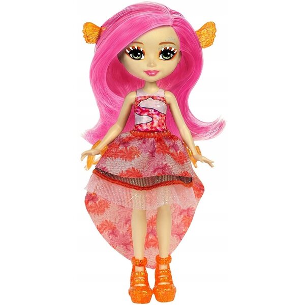 Enchantimals Clarita Clownfisch mit Gackerpuppe – Interaktive Puppe 15 cm