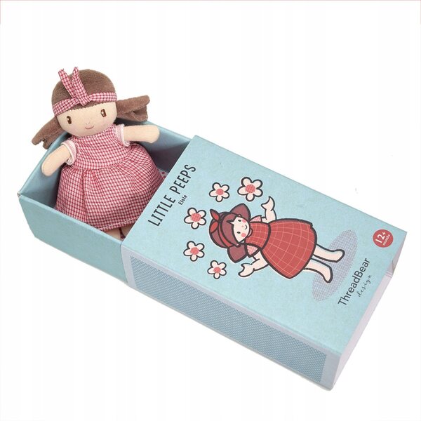 Elsie in Box ThreadBear Design-Puppe – sicheres Spielzeug für Kinder ab 12 Monaten