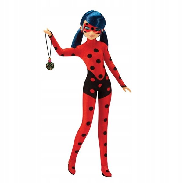 Bambola Miraculous Ladybug 26,7 cm - Bambola Supereroina con Elementi Mobili