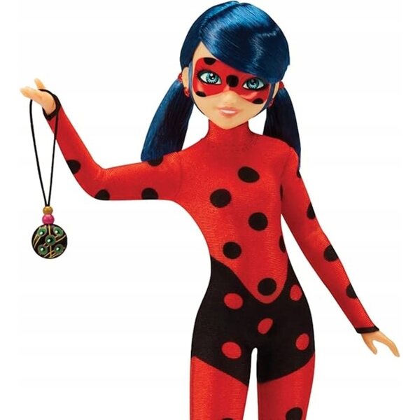 Bambola Miraculous Ladybug 26,7 cm - Bambola Supereroina con Elementi Mobili