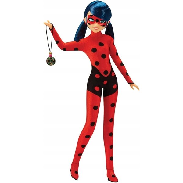 Bambola Miraculous Ladybug 26,7 cm - Bambola Supereroina con Elementi Mobili