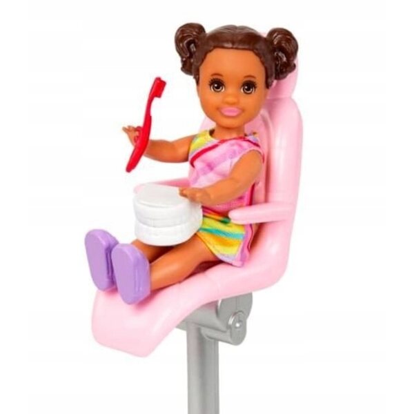 Barbie-Zahnarzt mit Spielzeugset und Zubehör – Blondina-Puppe 29 cm