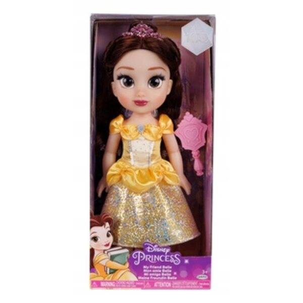 Disney Bella - Bambola 35 cm con abiti e accessori per gioco creativo