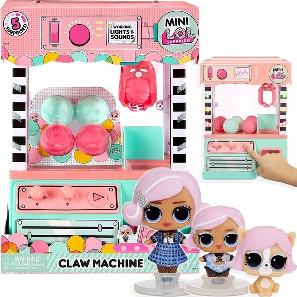 L.O.L. Surprise Minis Klauenmaschine mit Licht- und Soundeffekten – Originalspiel