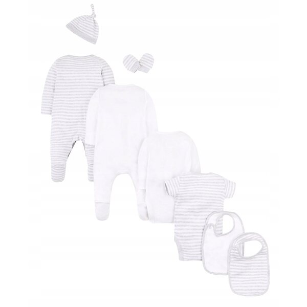 Mothercare Set Neonato 8 Pezzi in Cotone 100% 1 Mese 4,5 kg Taglia 56