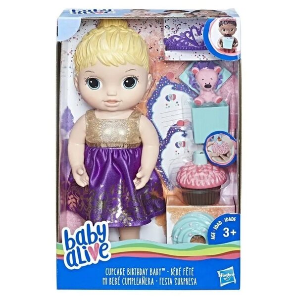 Baby Alive Hasbro Birthday Doll - Bambola Compleanno con Accessori