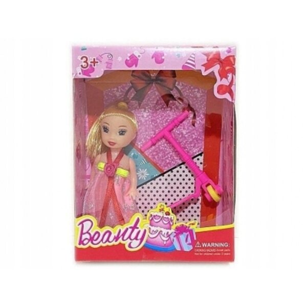 Beauty Doll 3 mit Mini-Scooter 7 cm für Kinder ab 3 Jahren