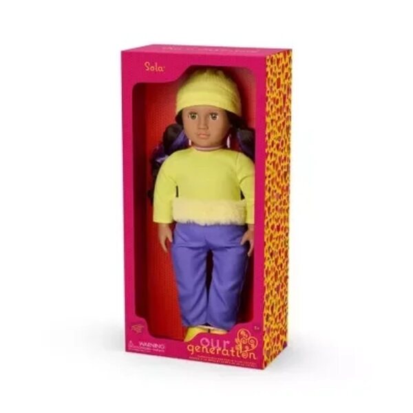 Our Generation Sola Modepuppe 46 cm mit Colorblock-Outfit