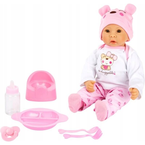 Lalka z akcesoriami Marie Smoczek Ubranka Sztućce Butelka Nocnik Small foot